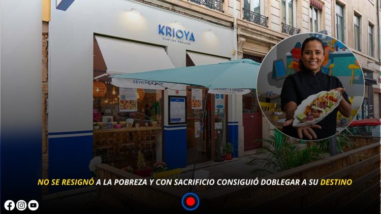 HISTORIA DE ÉXITO: DE VENDER EN CARRETILLA A DUEÑA DE RESTAURANTE EN FRANCIA