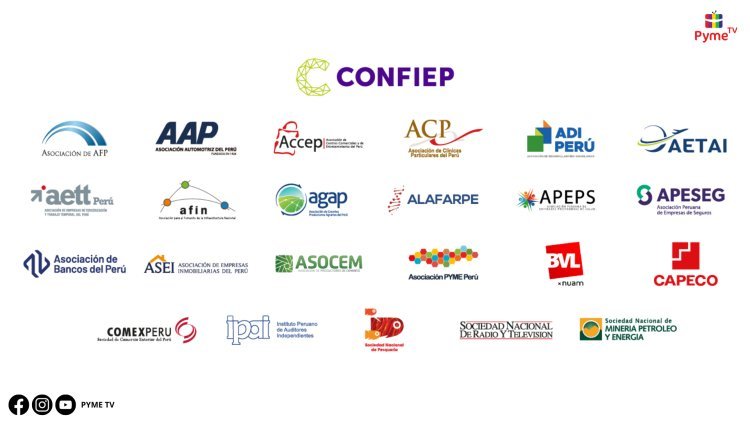CONFIEP SE AMPLÍA: NUEVOS GREMIOS SE SUMAN PARA IMPULSAR EL CRECIMIENTO ECONÓMICO DEL PERÚ