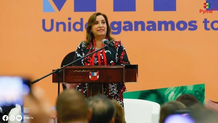 DINA BOLUARTE DESTACA LA IMPORTANCIA DE LAS MYPE EN LA CELEBRACIÓN DEL DÍA NACIONAL