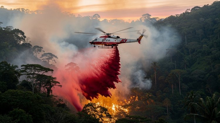 Perú refuerza combate contra incendios forestales con moderna flota aérea especializada