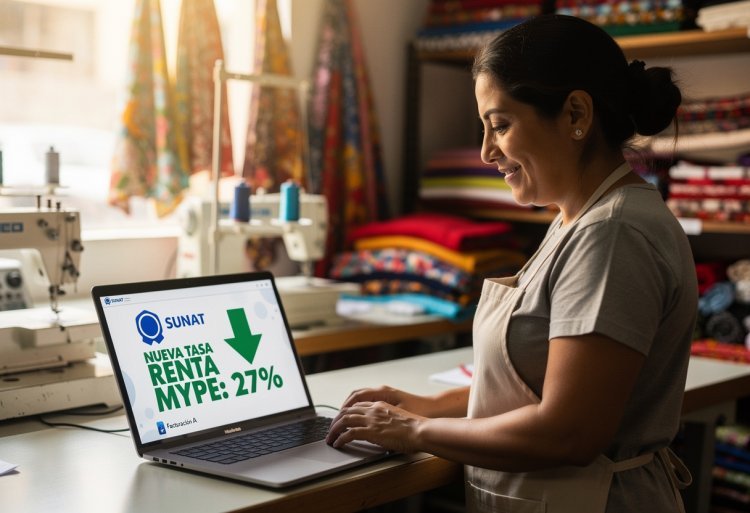 SUNAT 2026: Nueva reducción del Impuesto a la Renta para MYPES y cambios clave en facturación