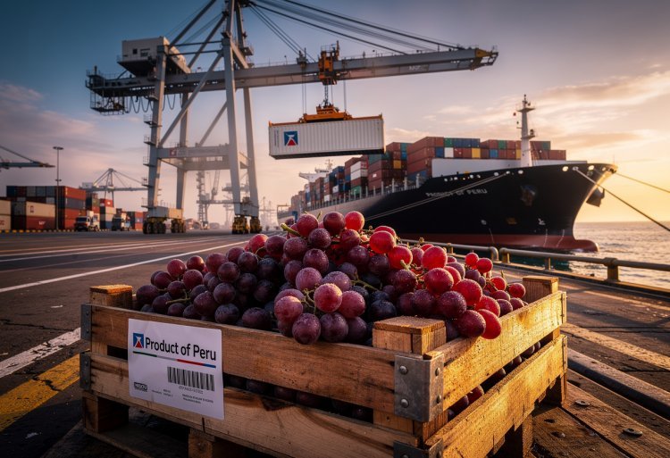 Hito Histórico: El Corredor "Agro-Chancay" reduce a 22 días el viaje de la uva peruana a Shanghái